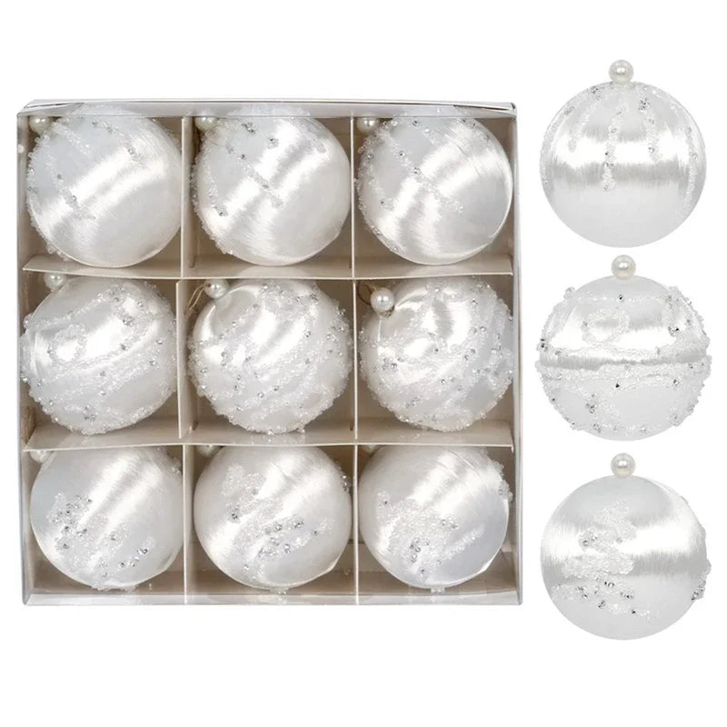 Kit of 9 Christmas balls with sequins | Christimas Flare