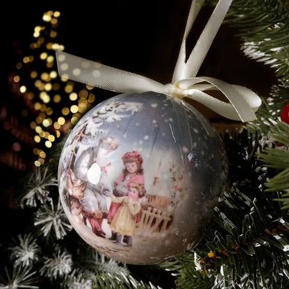 6PCS Xmas Tree Hanging Ball Ornament Decorations Gift New Year Navidad Eazy Hang Ball Bauble DIY Xmas Party Christmas