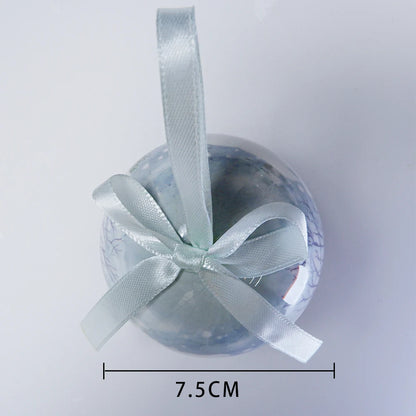 6PCS Xmas Tree Hanging Ball Ornament Decorations Gift New Year Navidad Eazy Hang Ball Bauble DIY Xmas Party Christmas