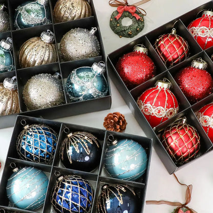 Kit of 9 Christmas ball ornaments - Christimas Flare