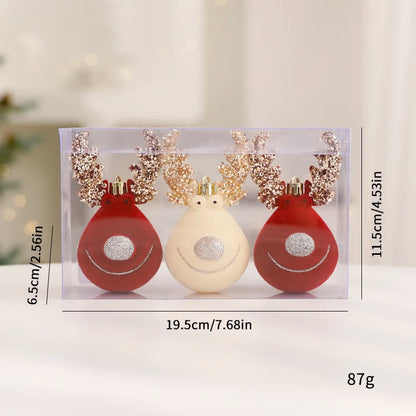 Red Christmas balls, luxury ornaments | Christimas Flare
