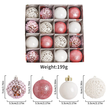 Kit of 16 Christmas ornaments for decoration | Christimas Flare