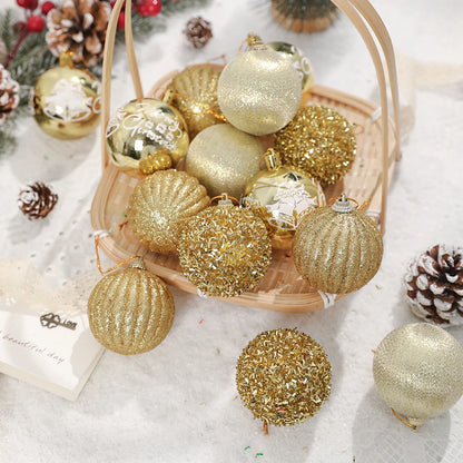 Kit of 16 Christmas ornaments for decoration | Christimas Flare