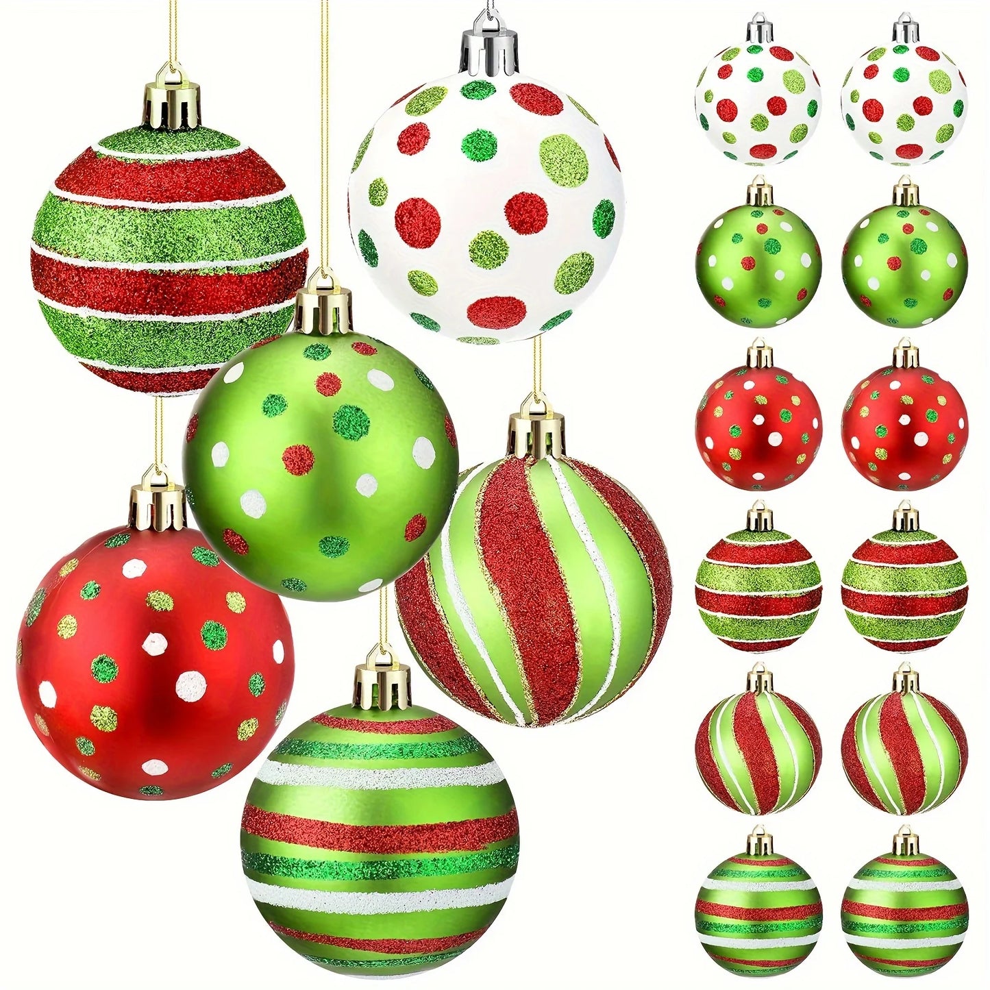 Kit of 12 Christmas ball ornaments | Christimas Flare
