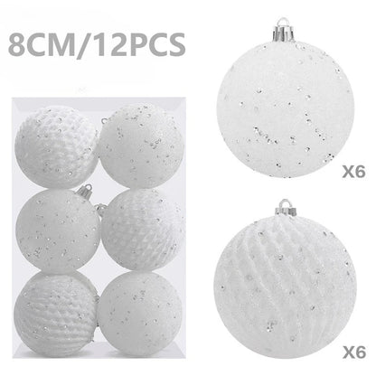 Set of Christmas balls with glitter | Christimas Flare