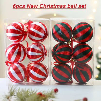 Kit of 6 decorative Christmas balls | Christimas Flare