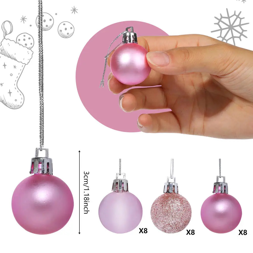Kit of velvet Christmas ornaments| Christimas Flare
