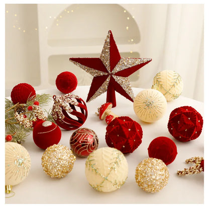 Red Christmas balls, luxury ornaments | Christimas Flare
