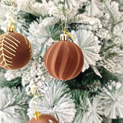 Kit of velvet Christmas ornaments| Christimas Flare