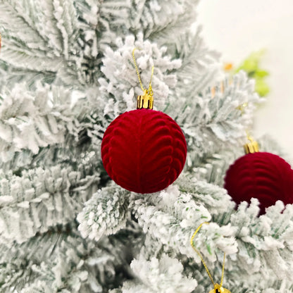 Kit of velvet Christmas ornaments| Christimas Flare
