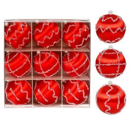 Kit of 9 Christmas balls with sequins | Christimas Flare