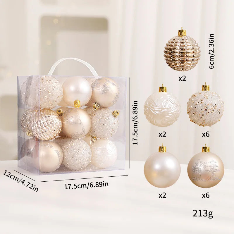 Red Christmas balls, luxury ornaments | Christimas Flare