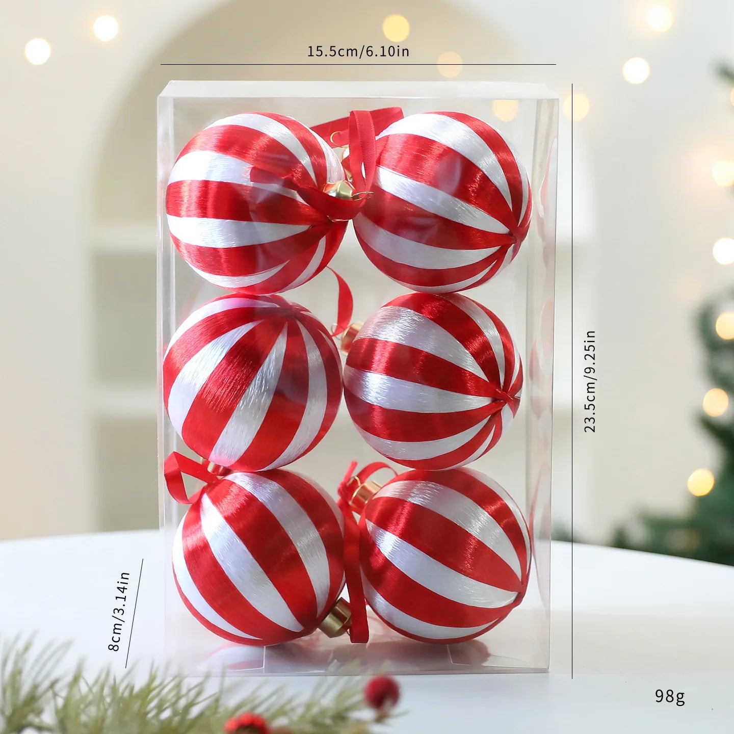 Kit of 6 decorative Christmas balls | Christimas Flare