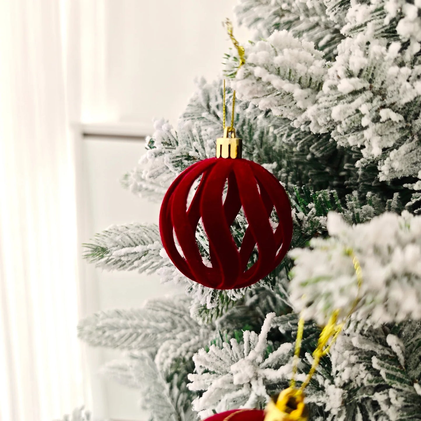 Kit of velvet Christmas ornaments| Christimas Flare