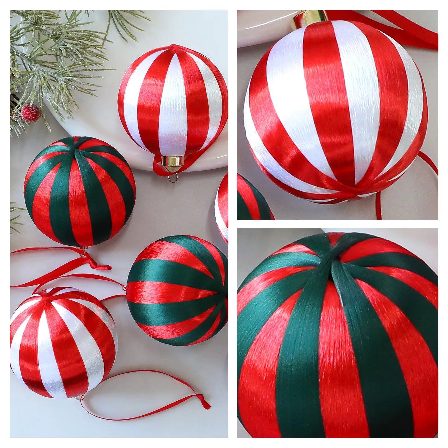 Kit of 6 decorative Christmas balls | Christimas Flare