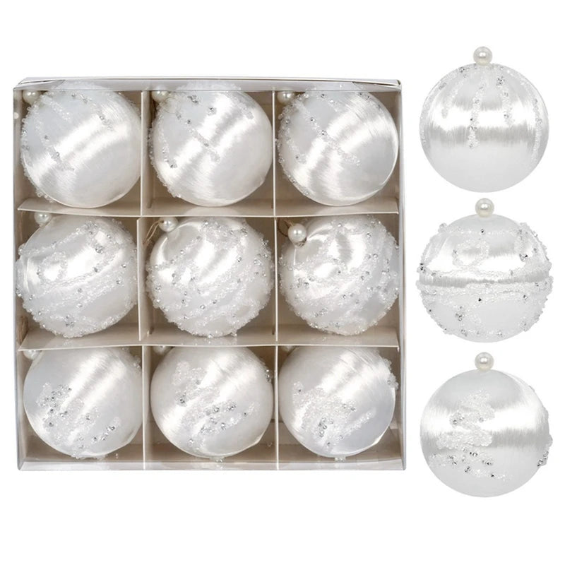Kit of 9 Christmas balls with sequins | Christimas Flare