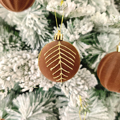 Kit of velvet Christmas ornaments| Christimas Flare