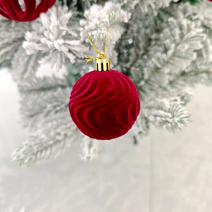 Kit of velvet Christmas ornaments| Christimas Flare