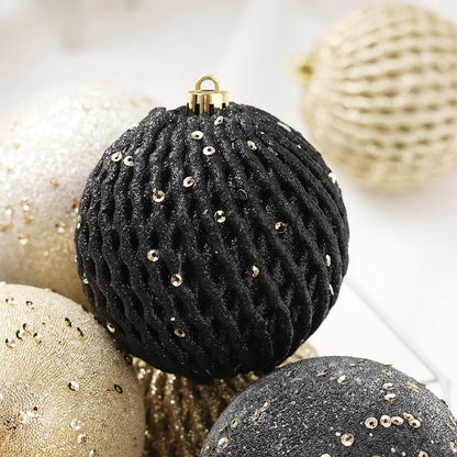Set of Christmas balls with glitter | Christimas Flare