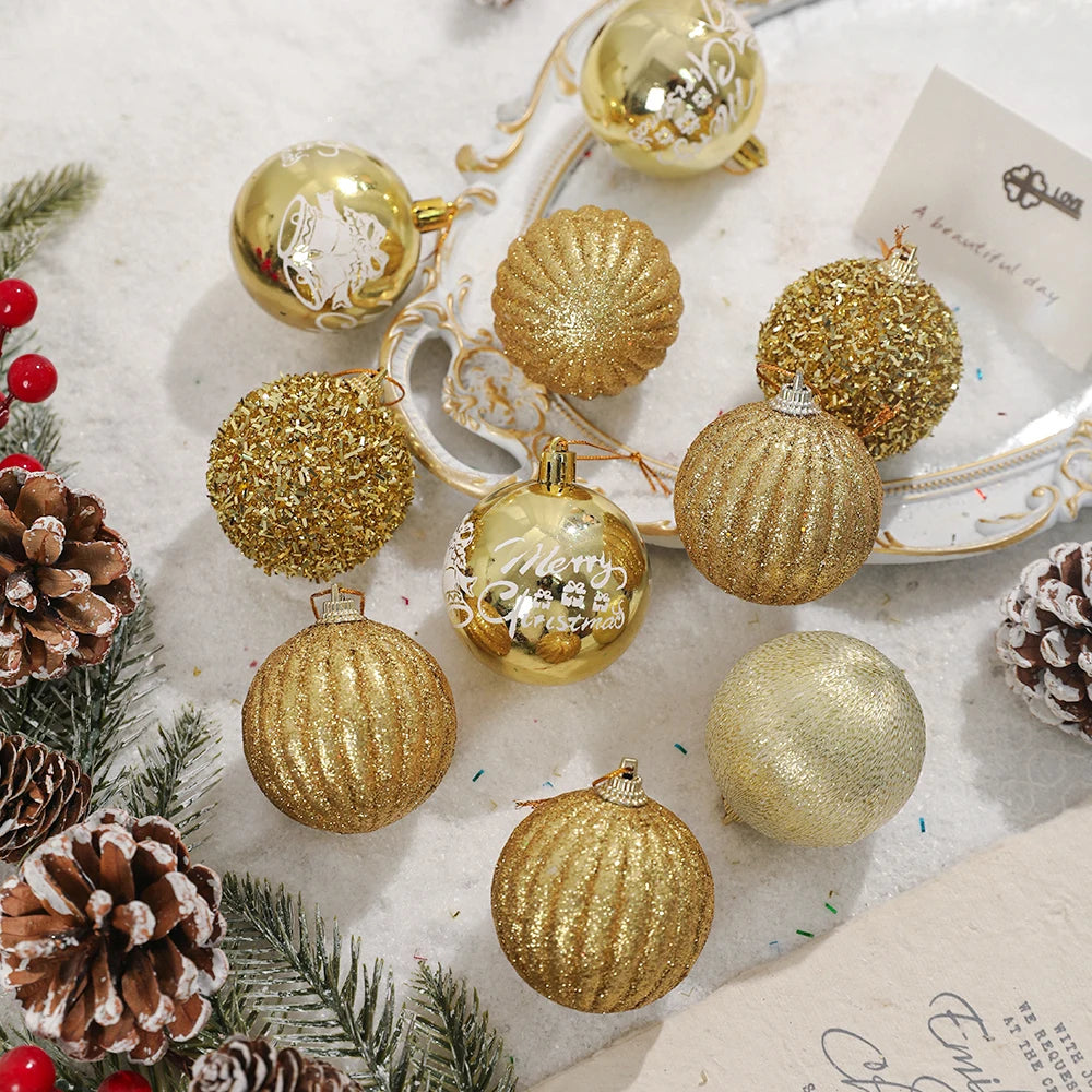 Kit of 16 Christmas ornaments for decoration | Christimas Flare