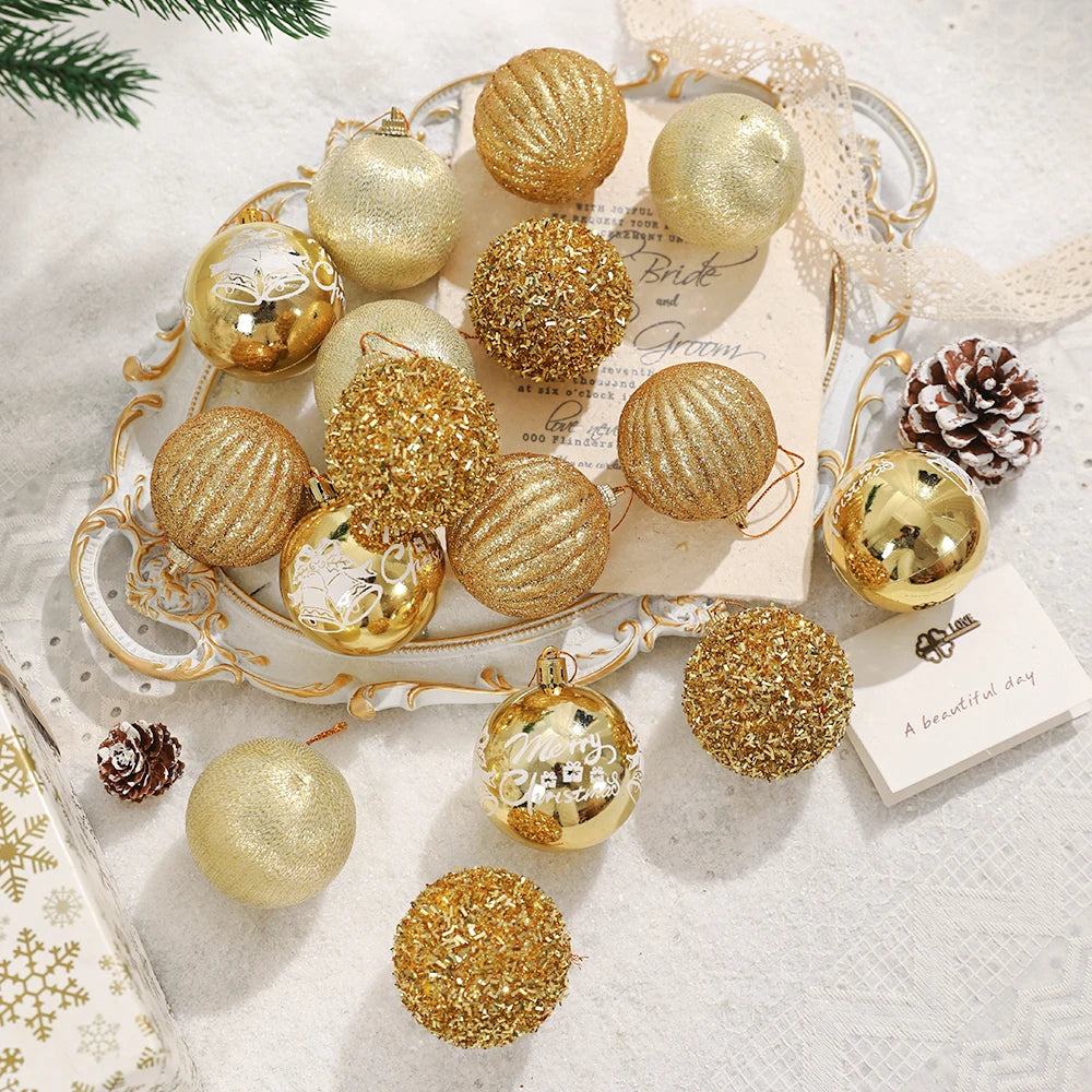 Kit of 16 Christmas ornaments for decoration | Christimas Flare