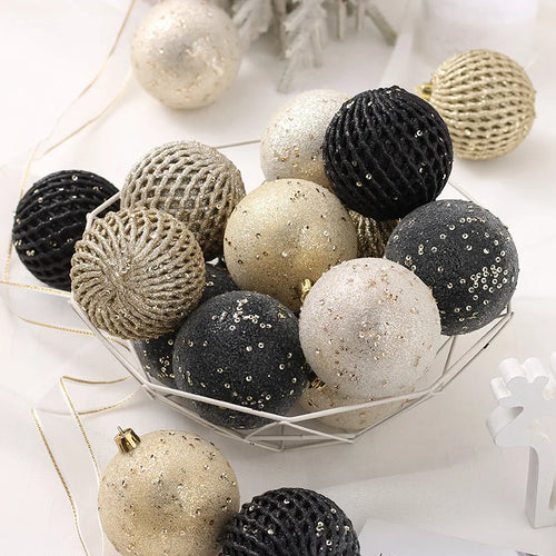 Set of Christmas balls with glitter | Christimas Flare