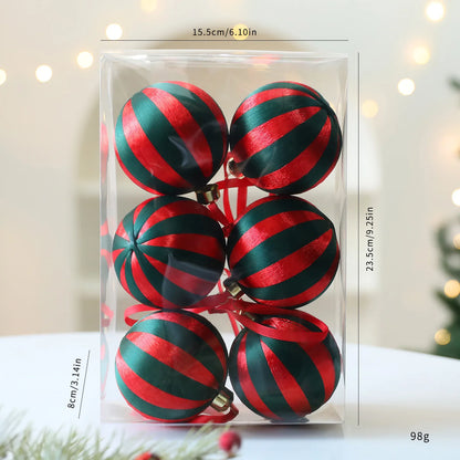Kit of 6 decorative Christmas balls | Christimas Flare