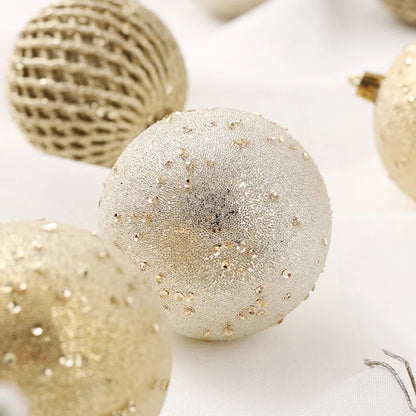 Set of Christmas balls with glitter | Christimas Flare