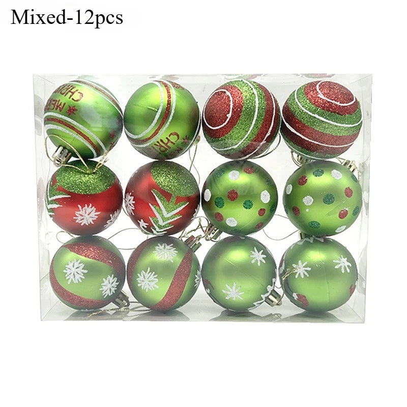 Kit of 12 Christmas ball ornaments | Christimas Flare