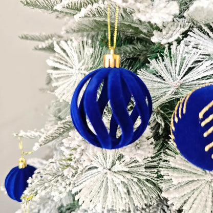 Kit of velvet Christmas ornaments| Christimas Flare