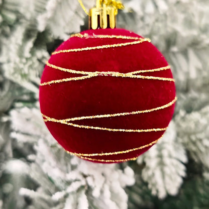 Kit of velvet Christmas ornaments| Christimas Flare