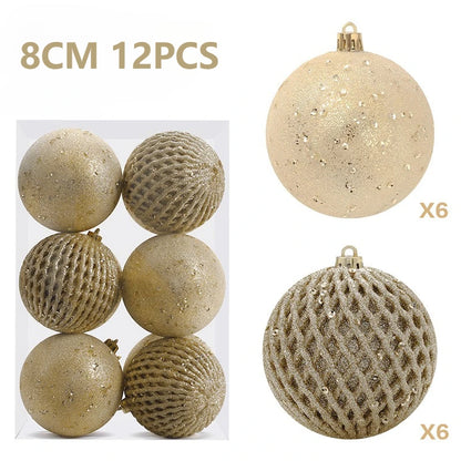 Set of Christmas balls with glitter | Christimas Flare